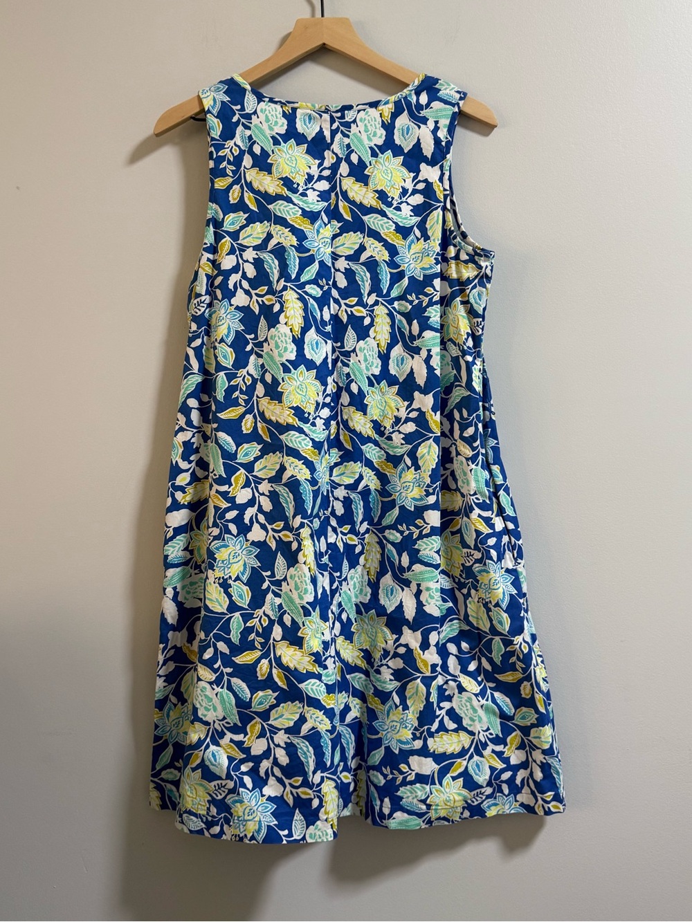 croft & barrow Blue Floral Midi Dress - Picture 5 of 5